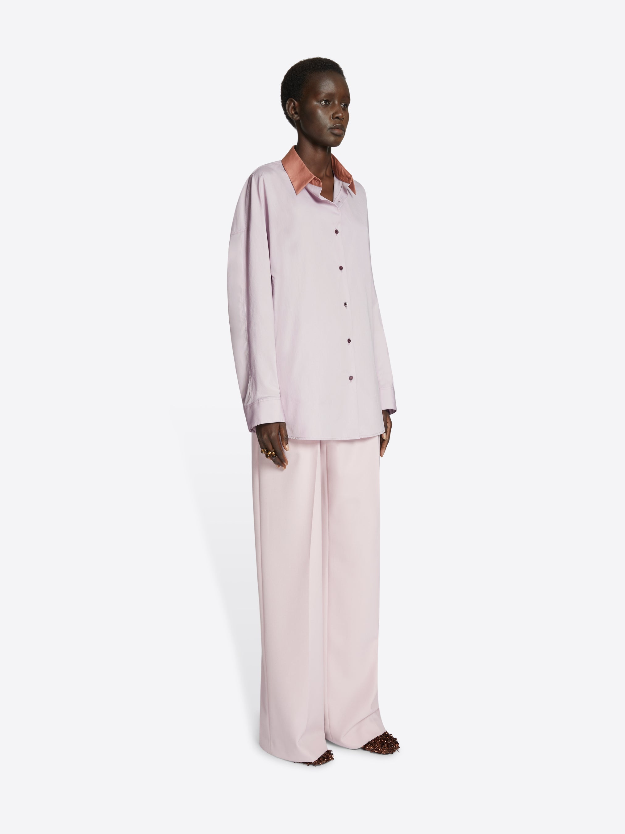 LOOSE PLEATED PANTS - 3