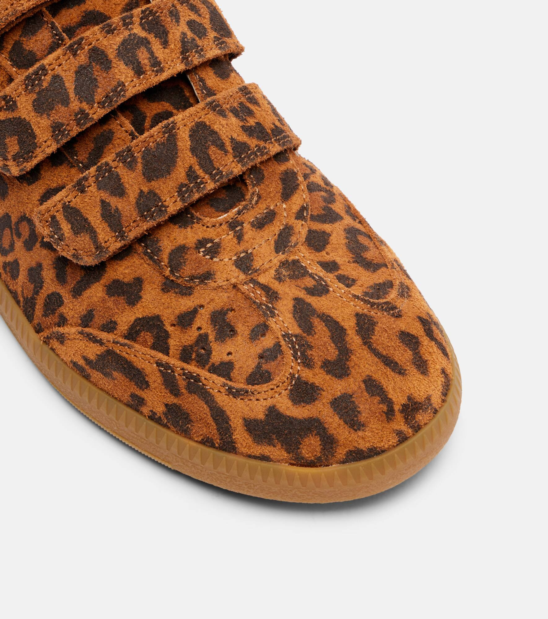 Beth leopard-print suede sneakers - 5