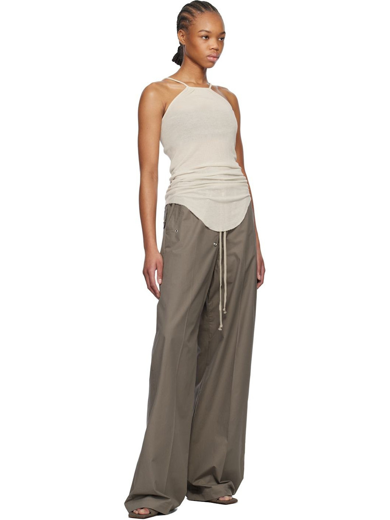 Rick Owens Gray Hollywood Wide Bela Lounge Pants outlook