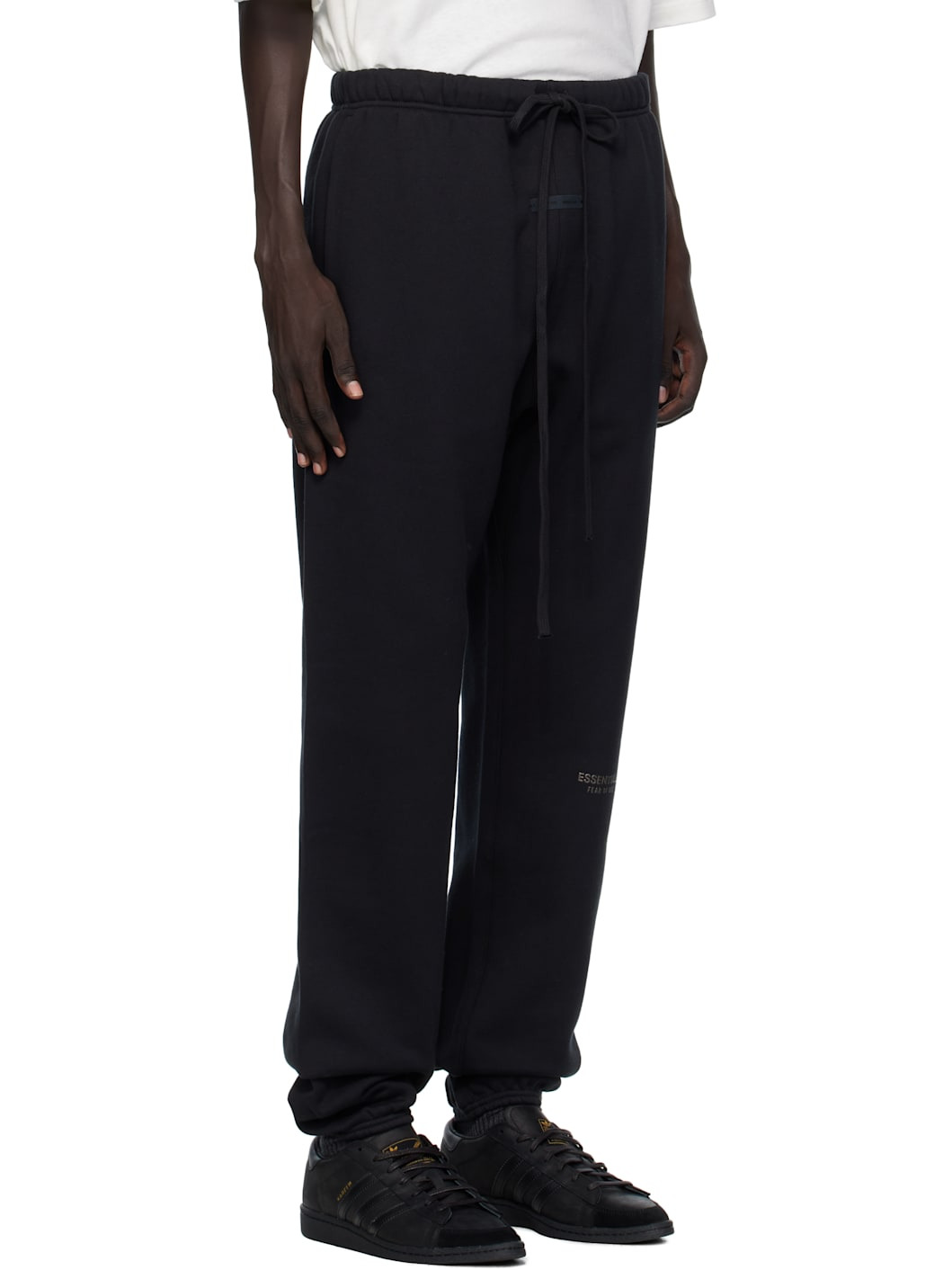 Black Vintage Fleece Sweatpants - 2