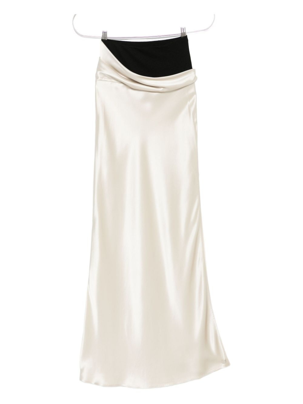 Letto draped-detail maxi skirt - 1