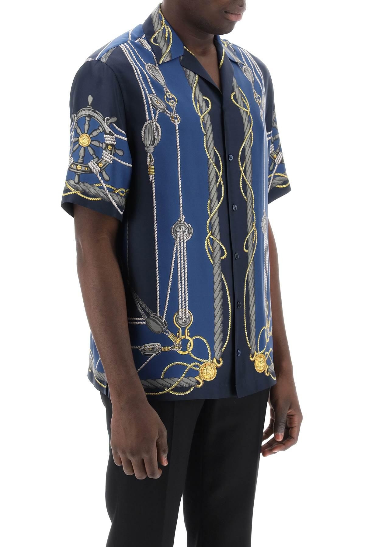 Versace Nautical bowling shirt - 3