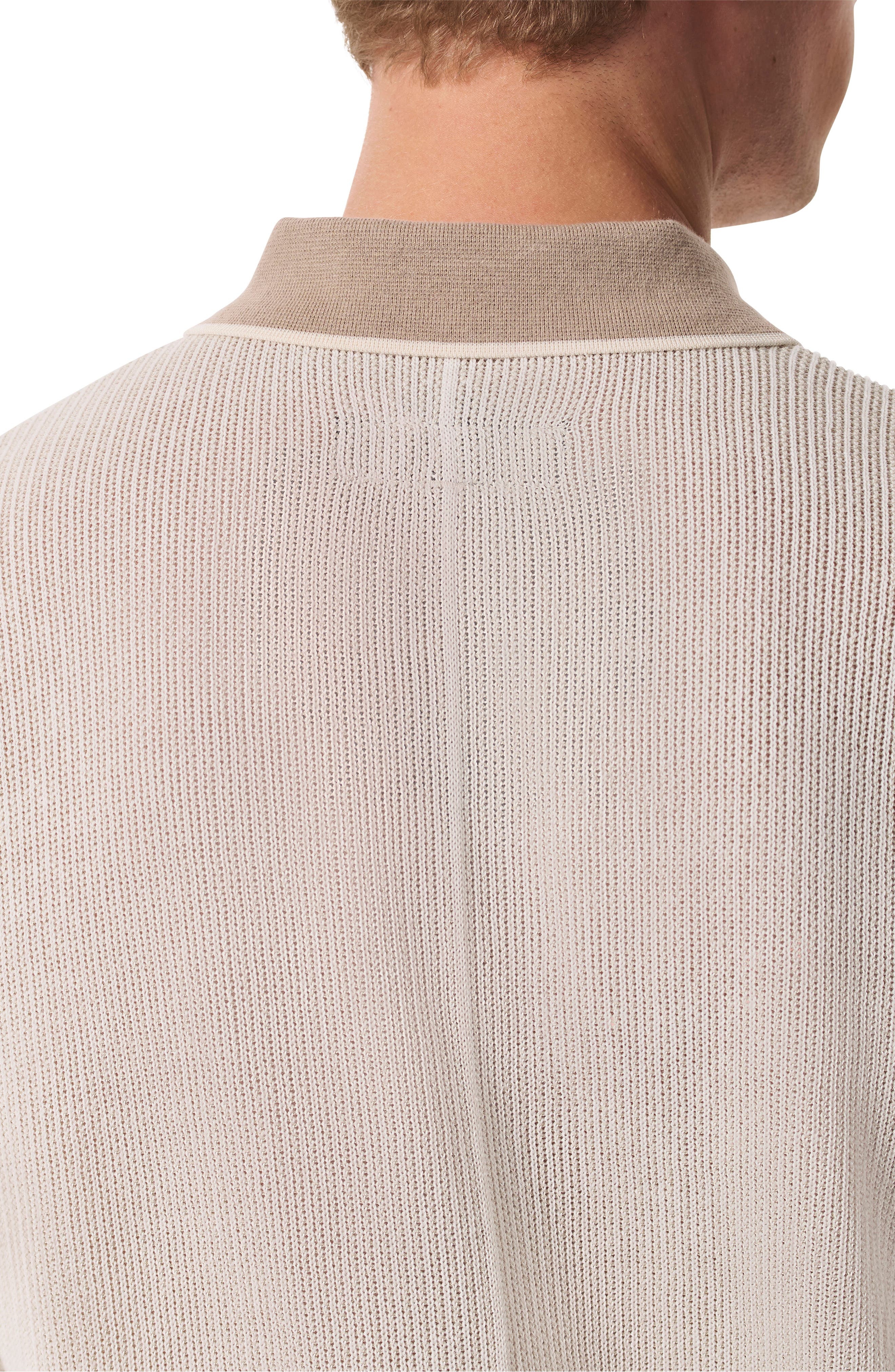 rag & bone Harvey Relaxed Polo in Light Beige at Nordstrom - 5