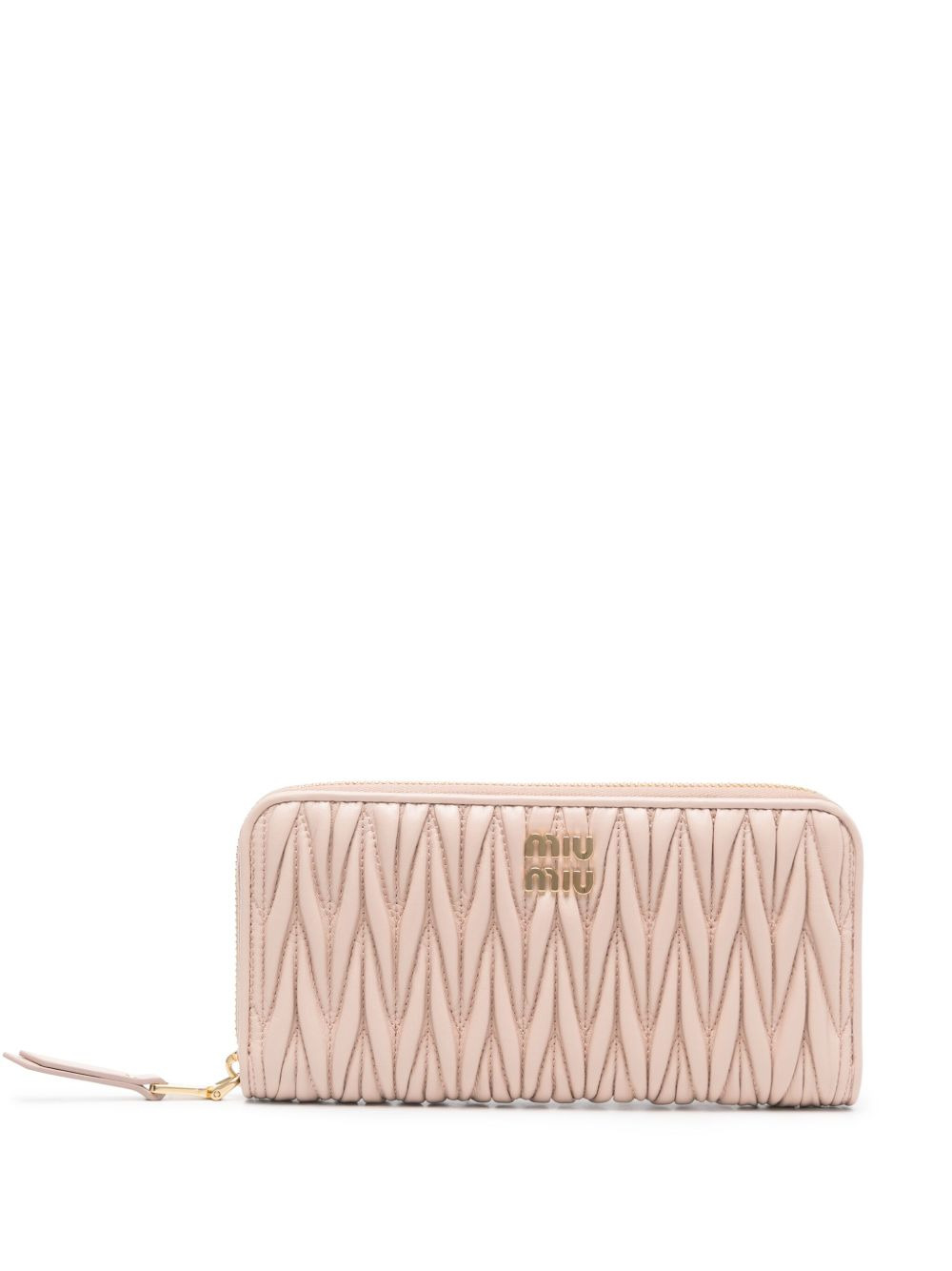 matelassé leather wallet - 1