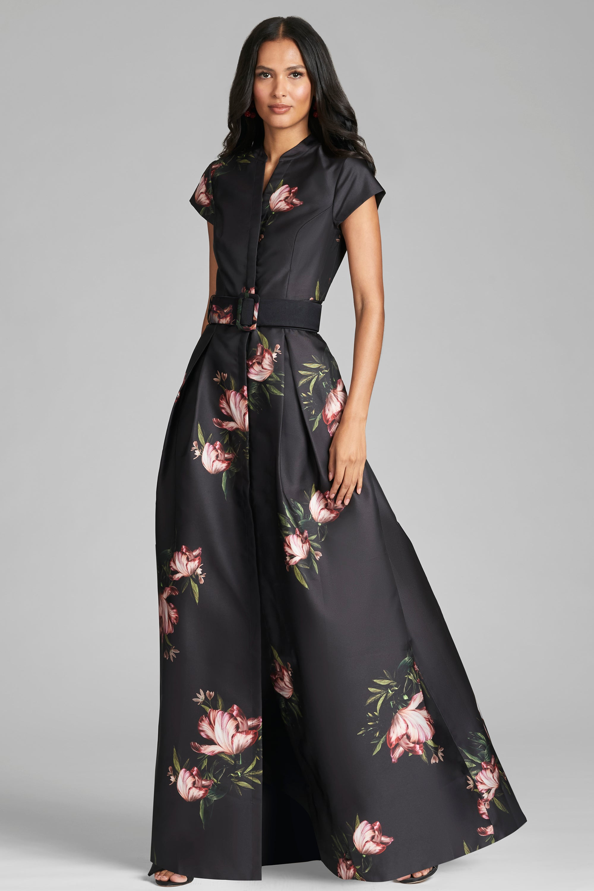 Marta Gown - Noir Blossom - 3