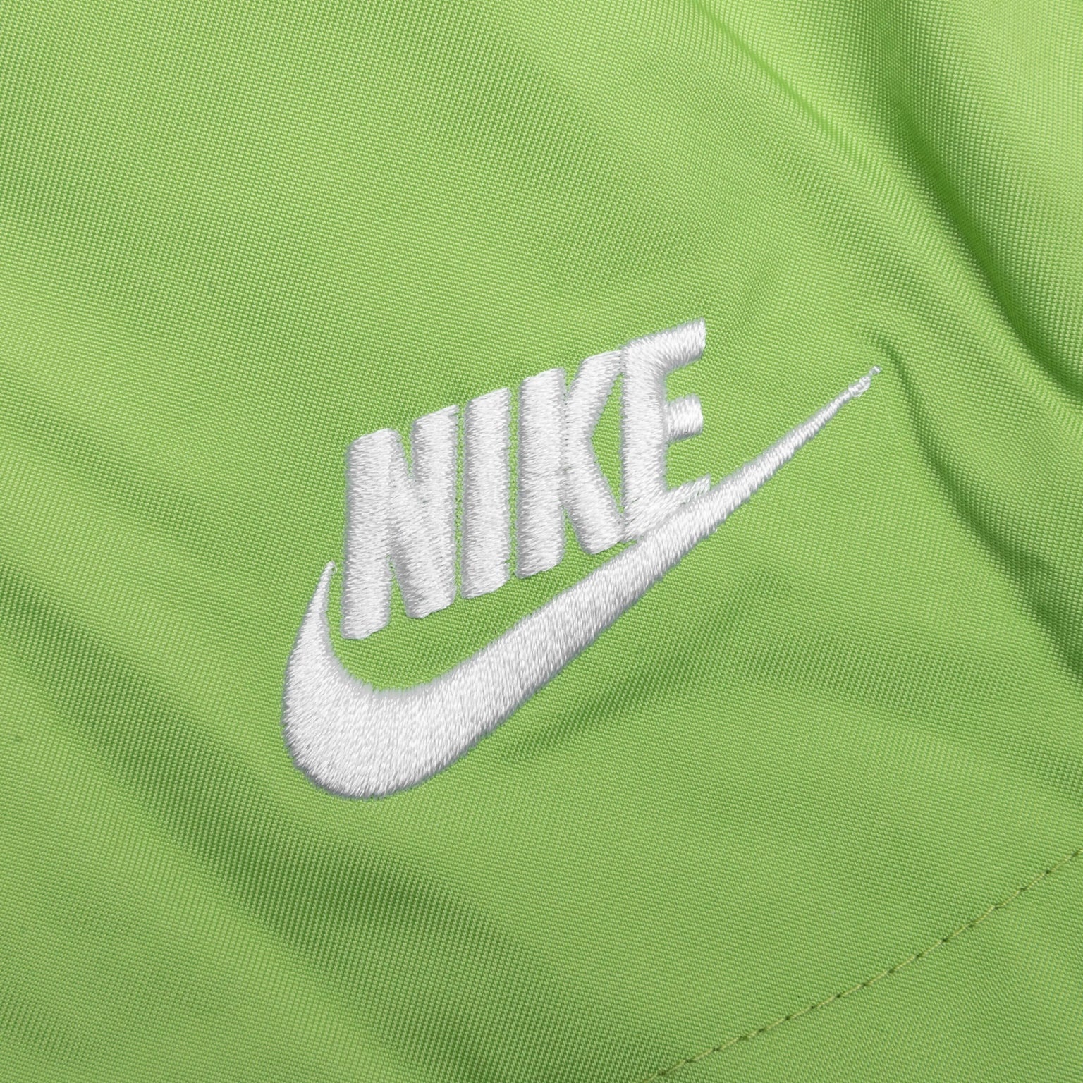 NIKE SPORTSWEAR SPORT ESSENTIALS WOVEN LINED FLOW SHORTS - VIVID GREEN/WHITE - 3