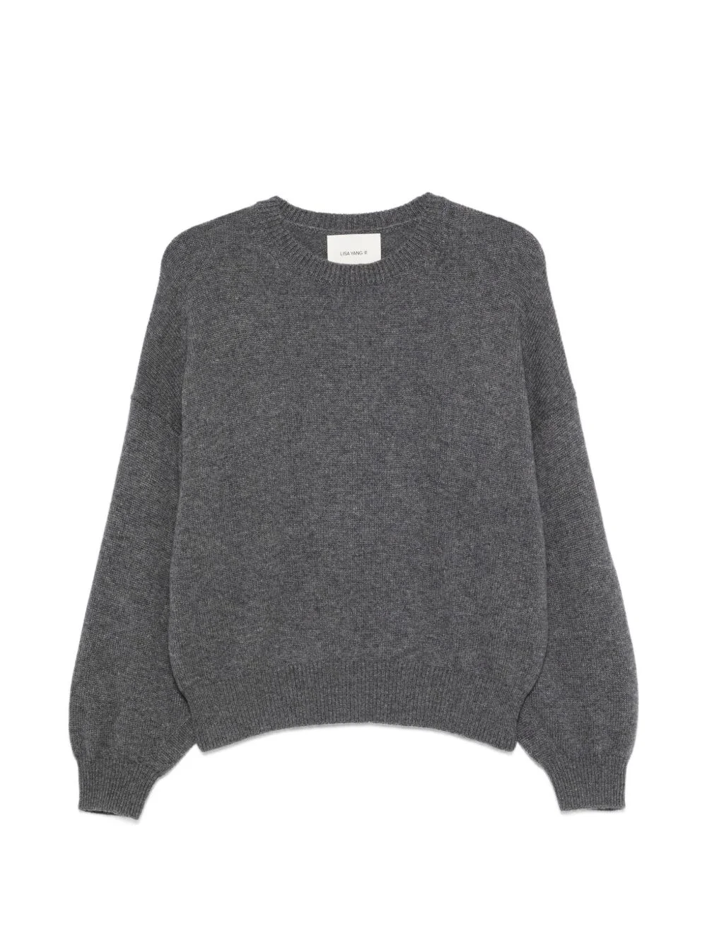 crew-neck balloon-sleeve sweater - 1