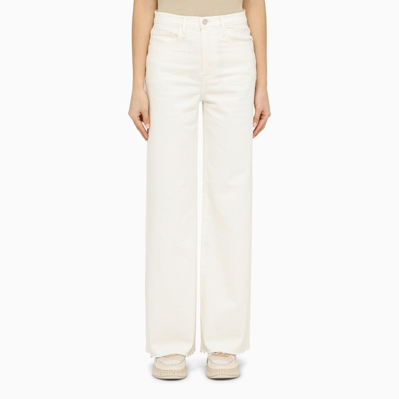 Le Jane white denim jeans - 1