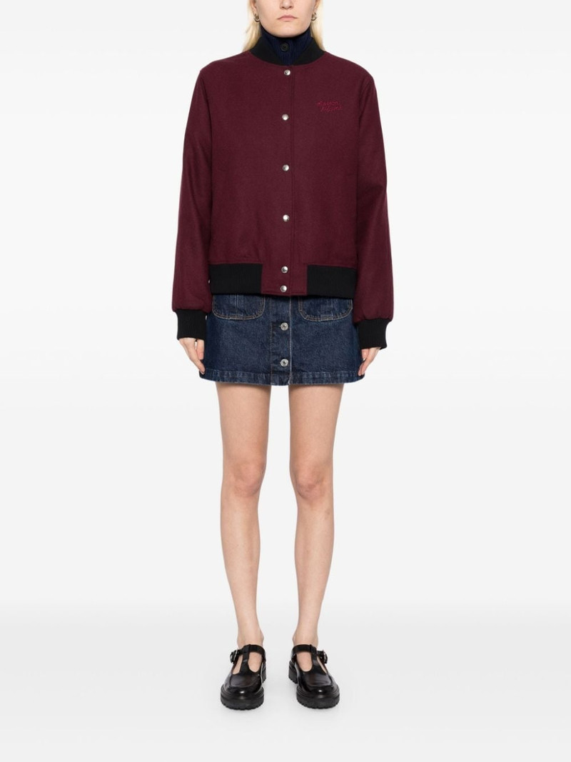 Maison Kitsuné Teddy blouson outlook
