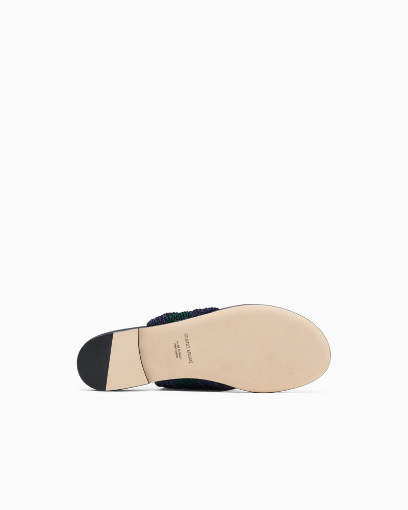 FLAT THONG SANDALS IN PASSEMENTERIE 6