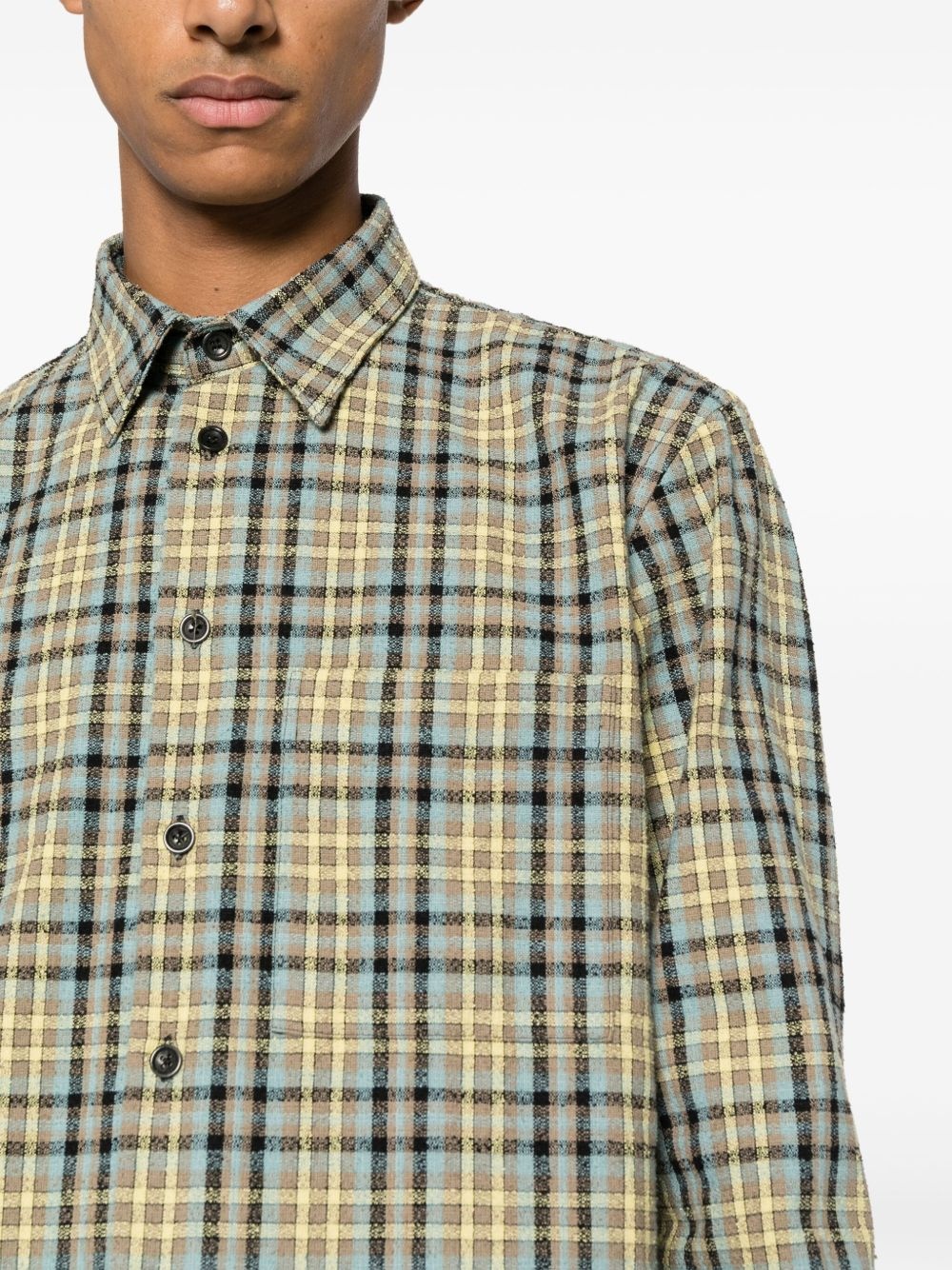 Ace plaid-pattern shirt - 5