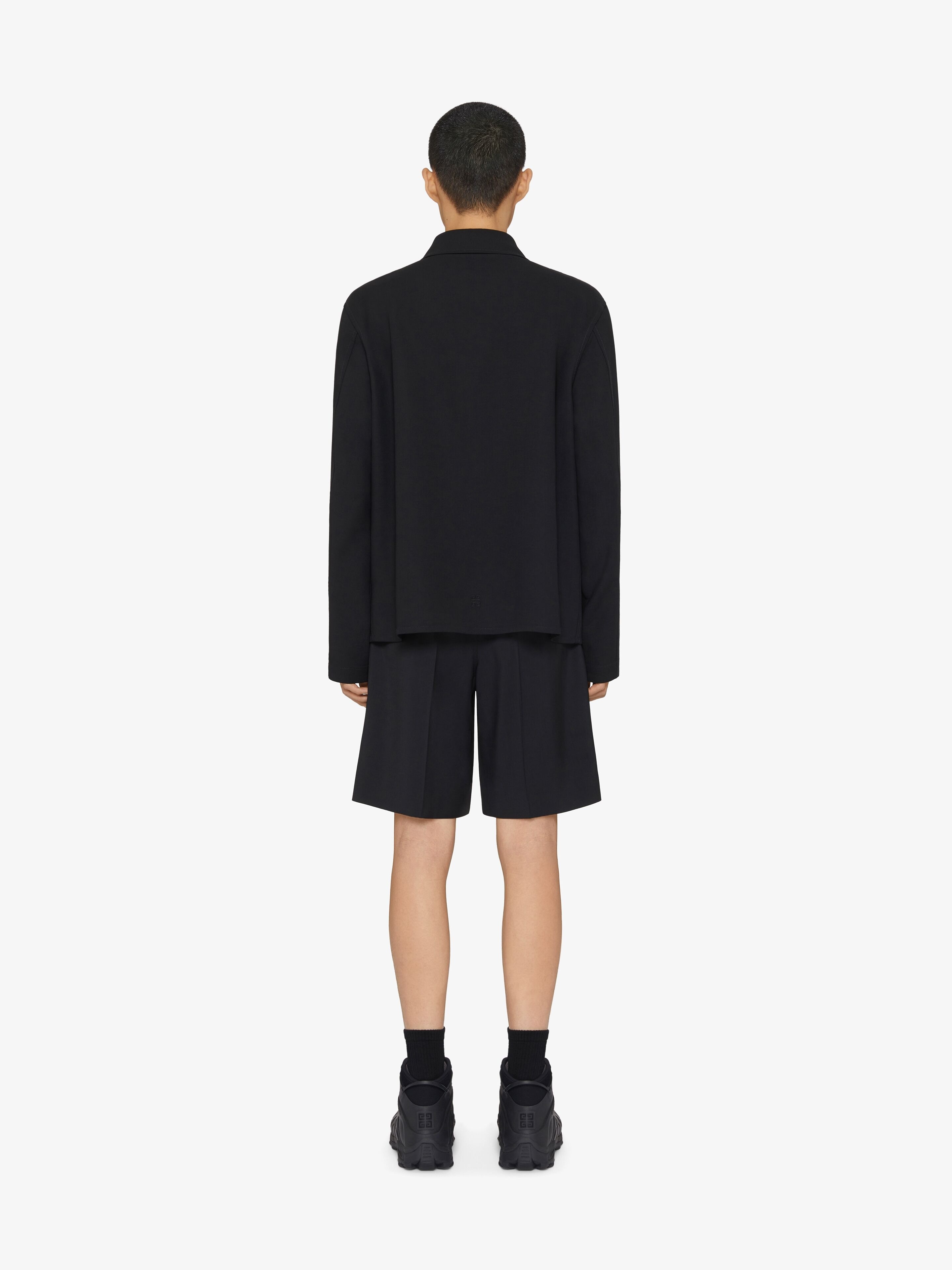 BERMUDA SHORTS IN WOOL - 4
