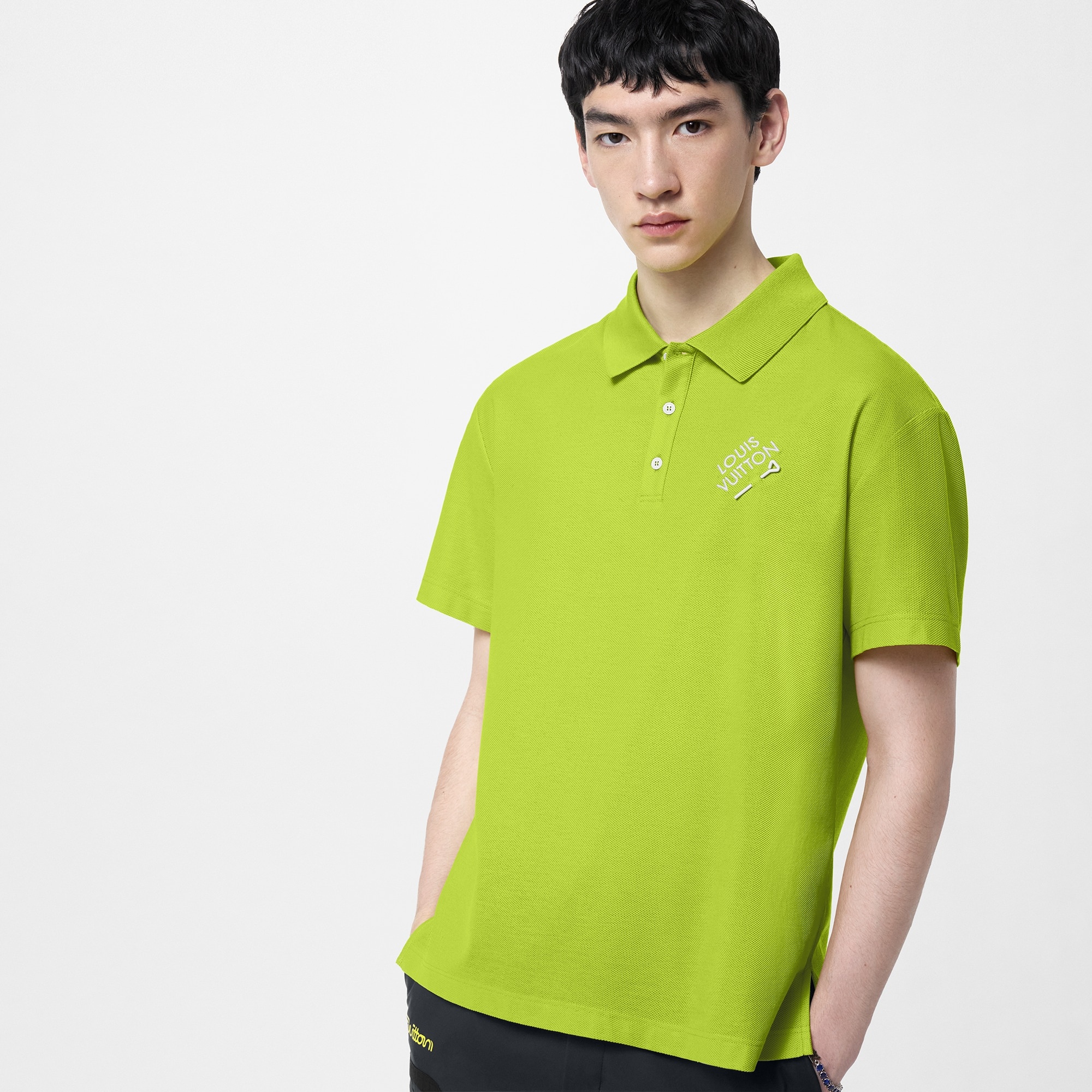 Embroidered Signature Cotton Polo - 5