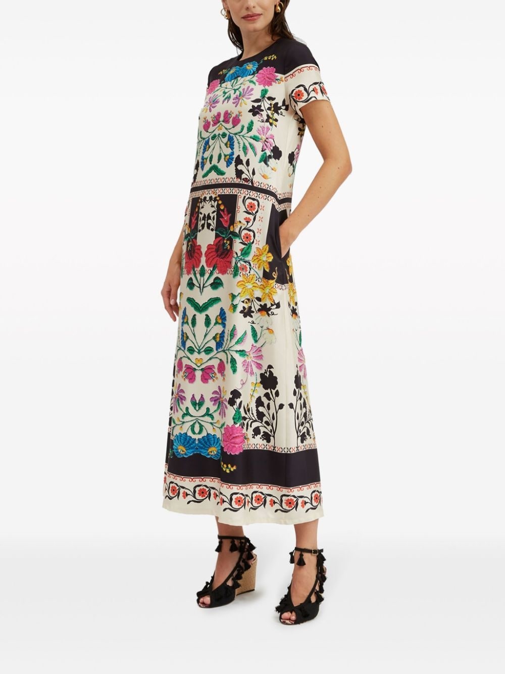 Swing floral-print maxi dress - 2