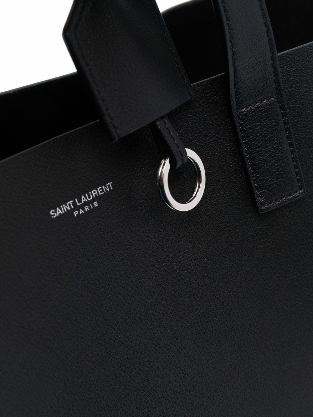 Saint Laurent Paris Men Bold Leather Tote Bag - 4