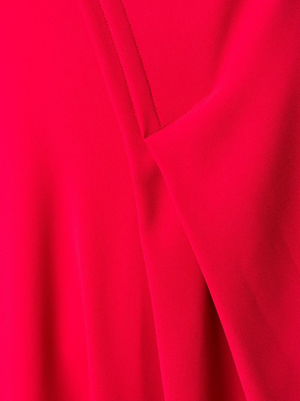 draped-detail midi dress - 5