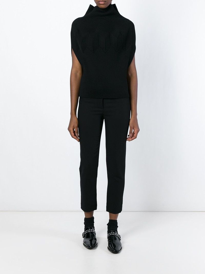 Junya Watanabe cape sleeve knit sweater outlook