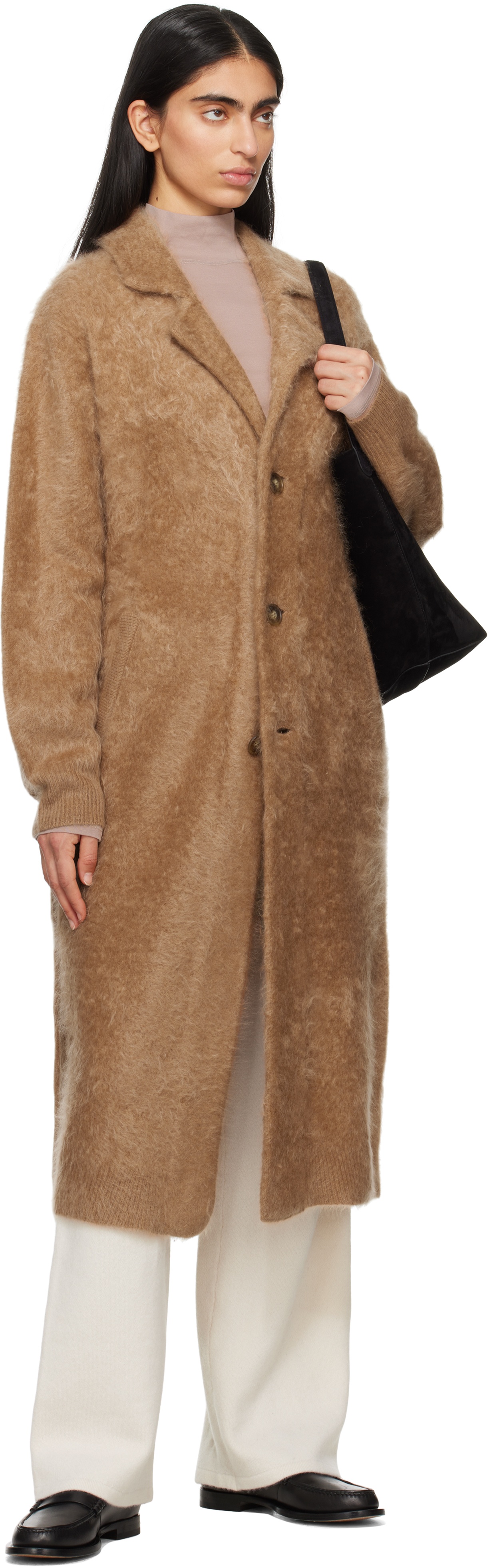 GUEST IN RESIDENCE Tan Grizzly Wash Coat | REVERSIBLE