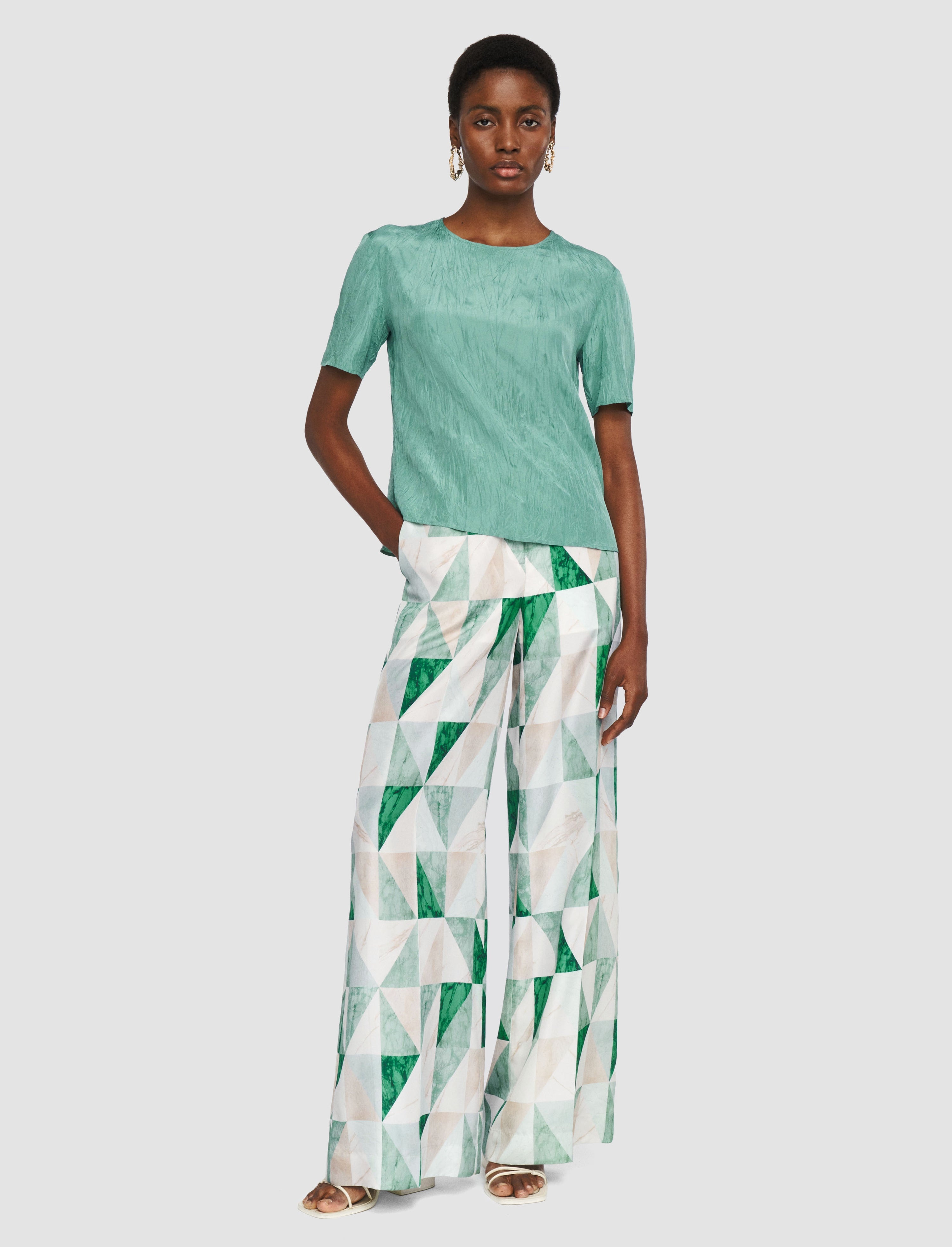 Brunet Habotai Silk Top - 2