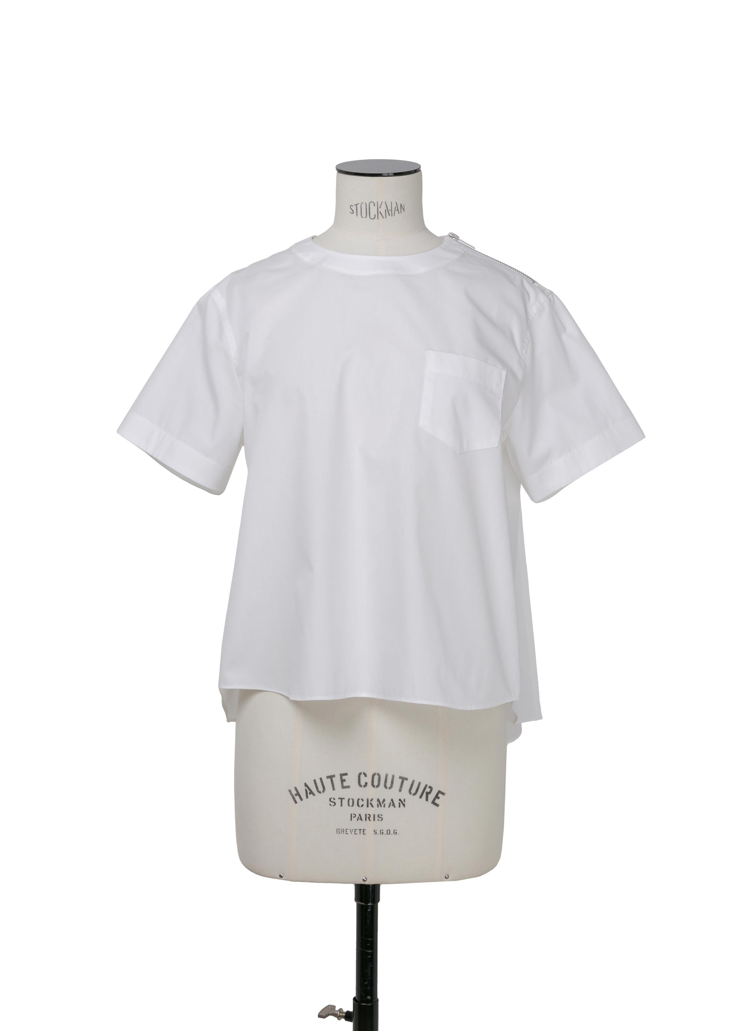 Cotton Poplin Sweater - 1