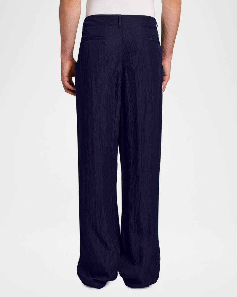Men's Crinkled Viscose Trousers 4