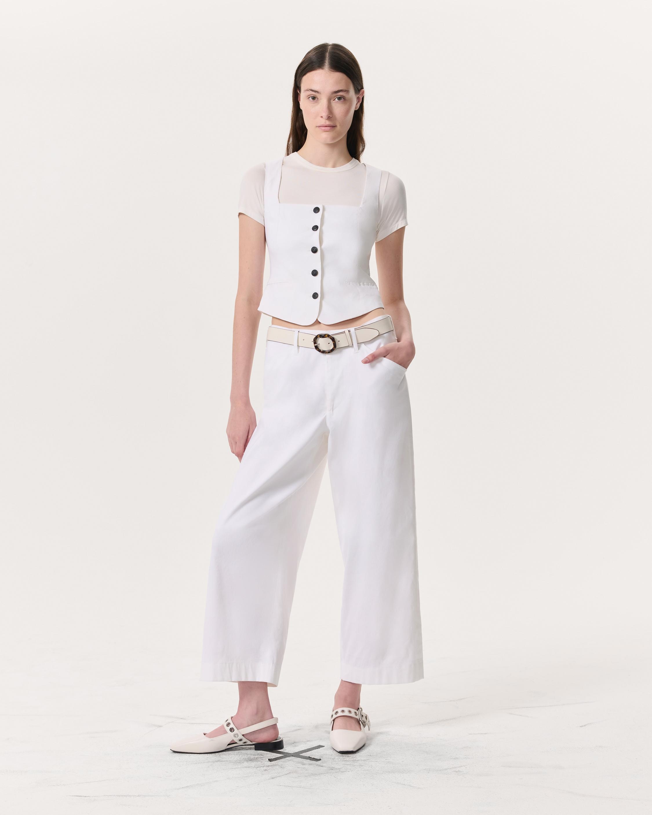 Mariana Linen-Blend Vest - 4