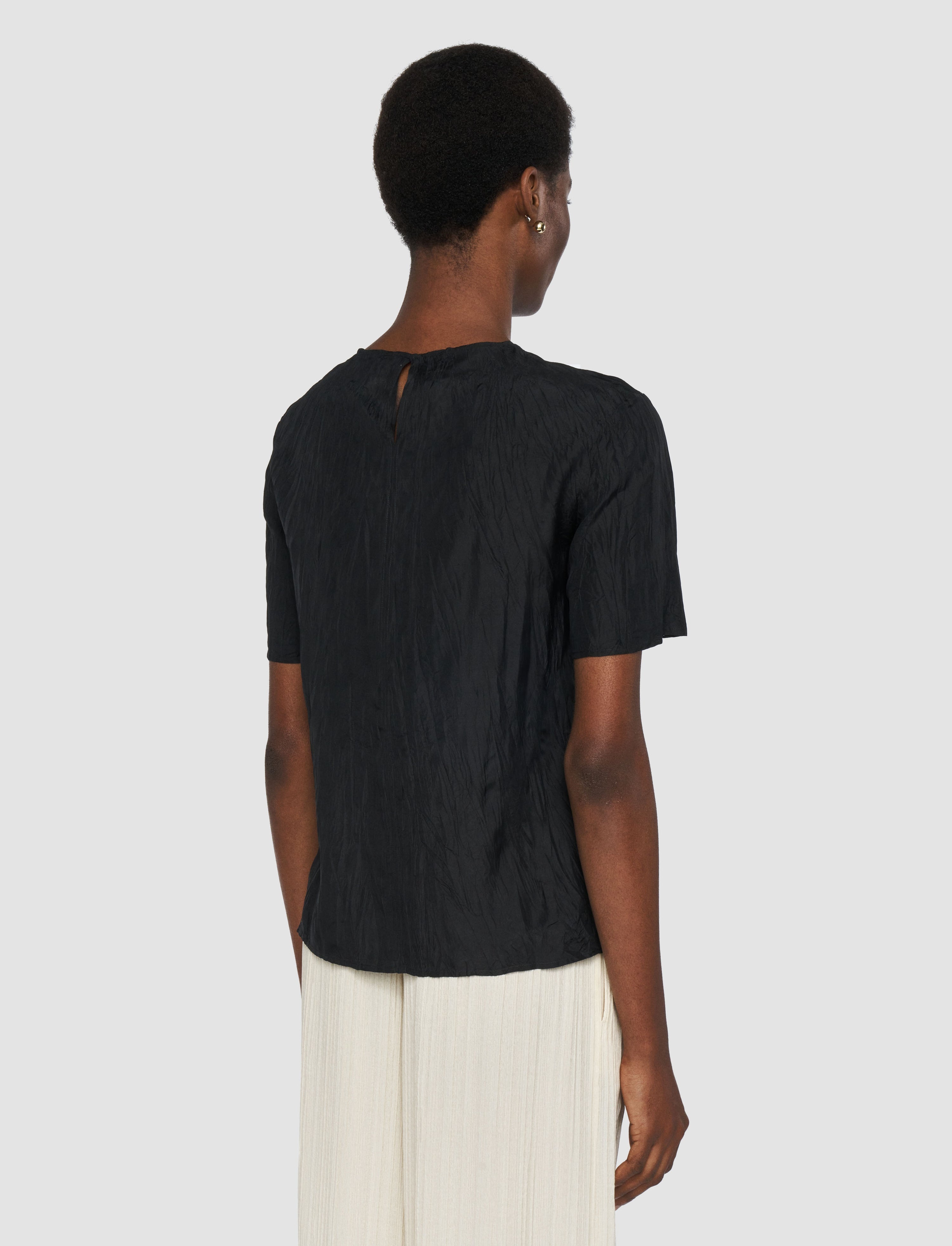 Brunet Habotai Silk Top - 4