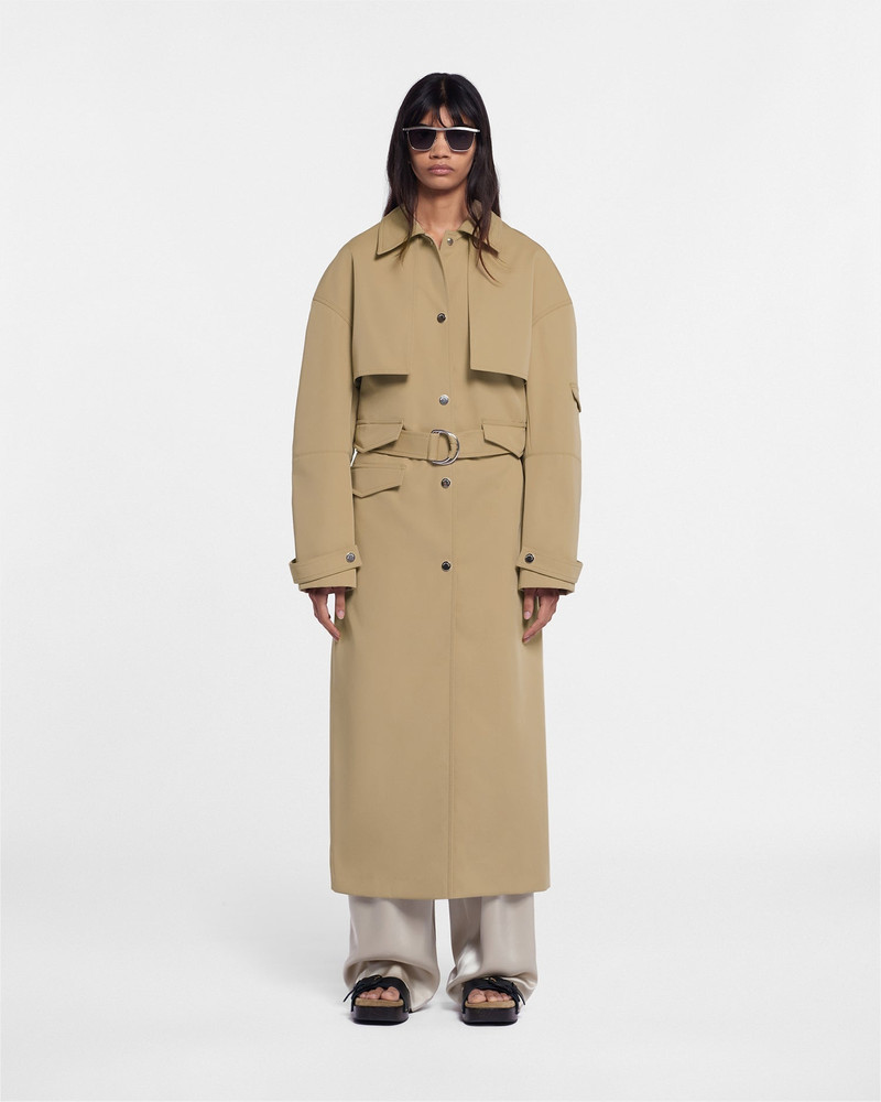 Nanushka Bonded Trench Coat outlook