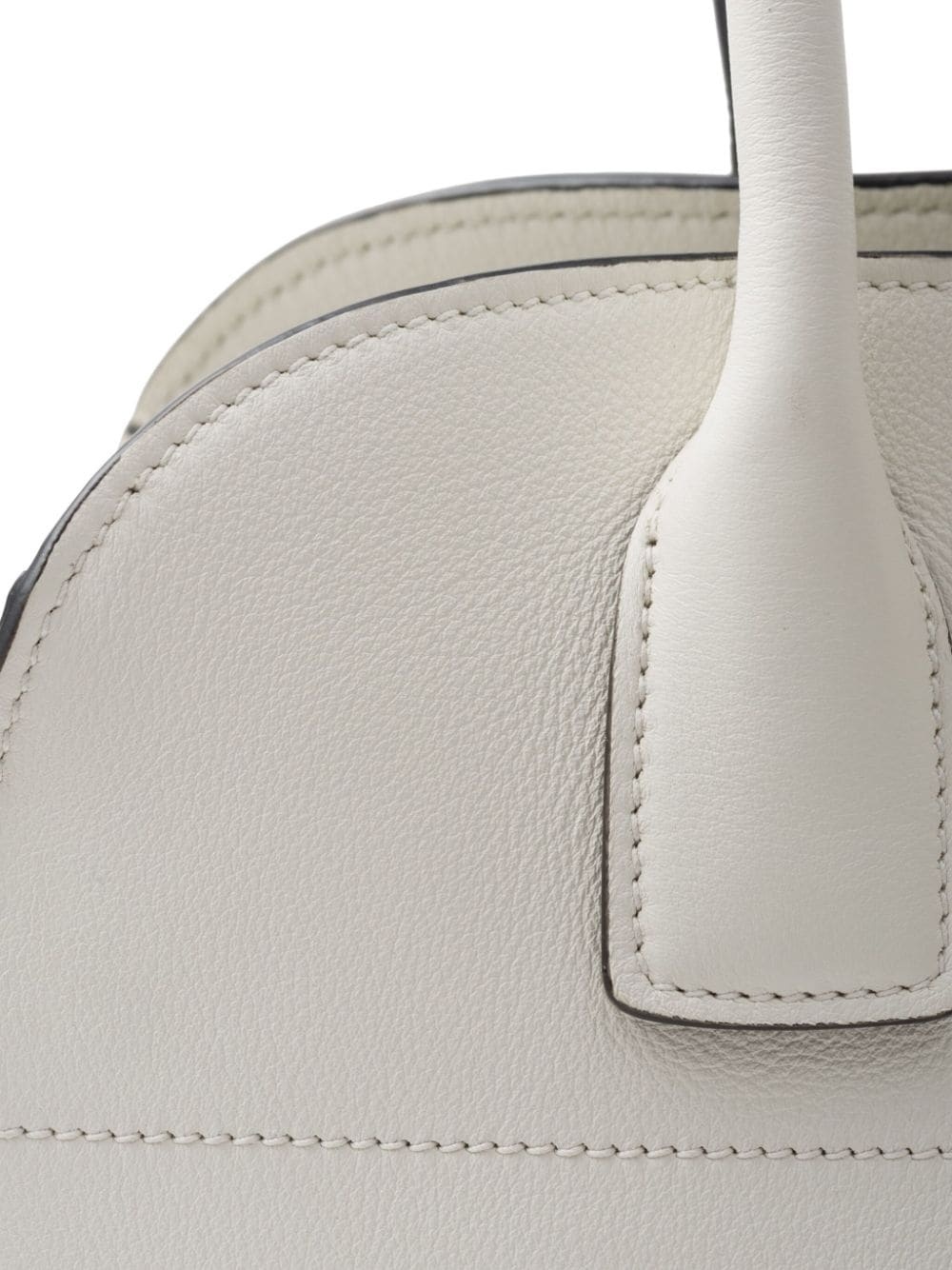 medium logo-stamp leather tote bag - 6