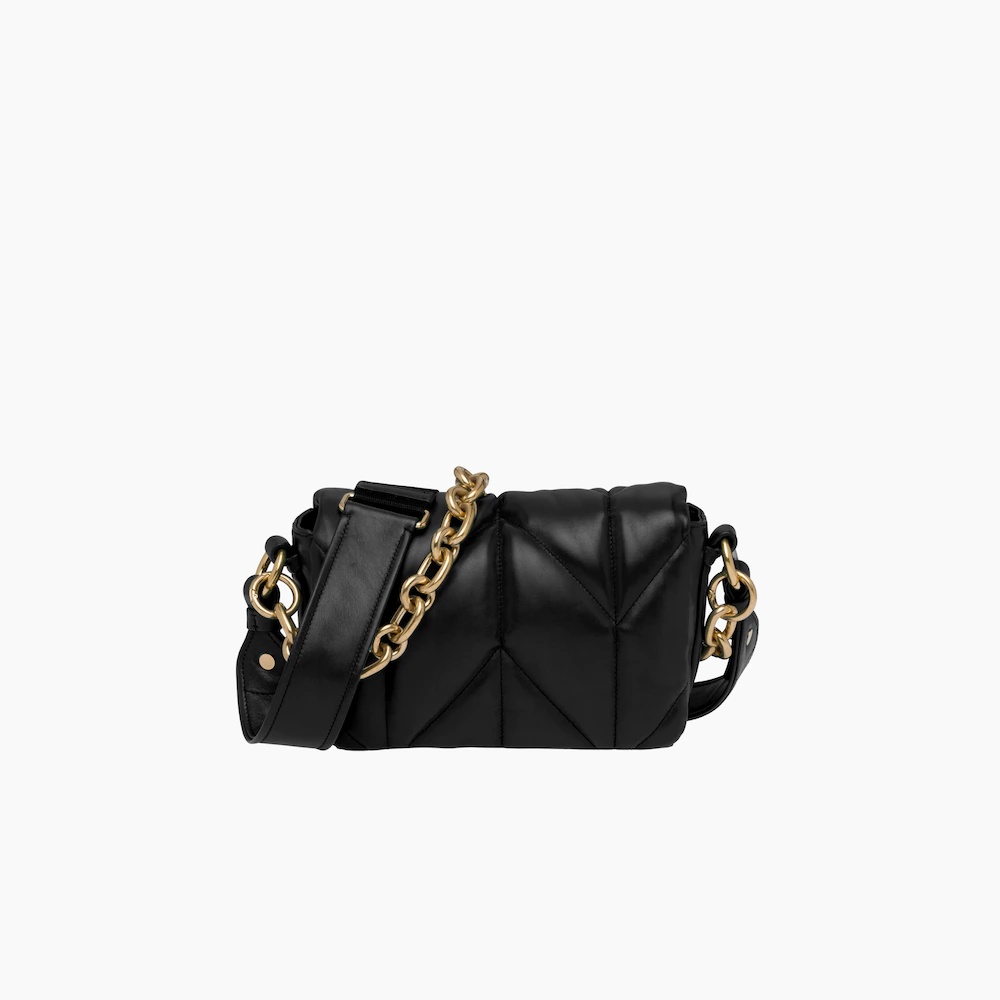 Quilted nappa leather shoulder bag - 4
