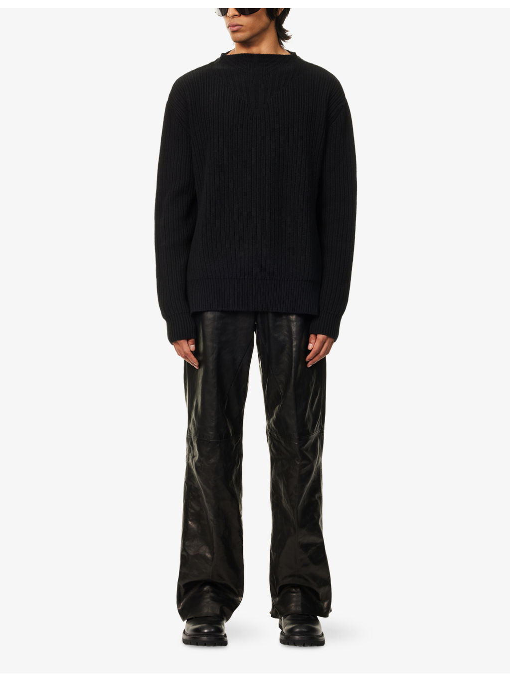 Fisherman Ribbed Wool Jumper - 2