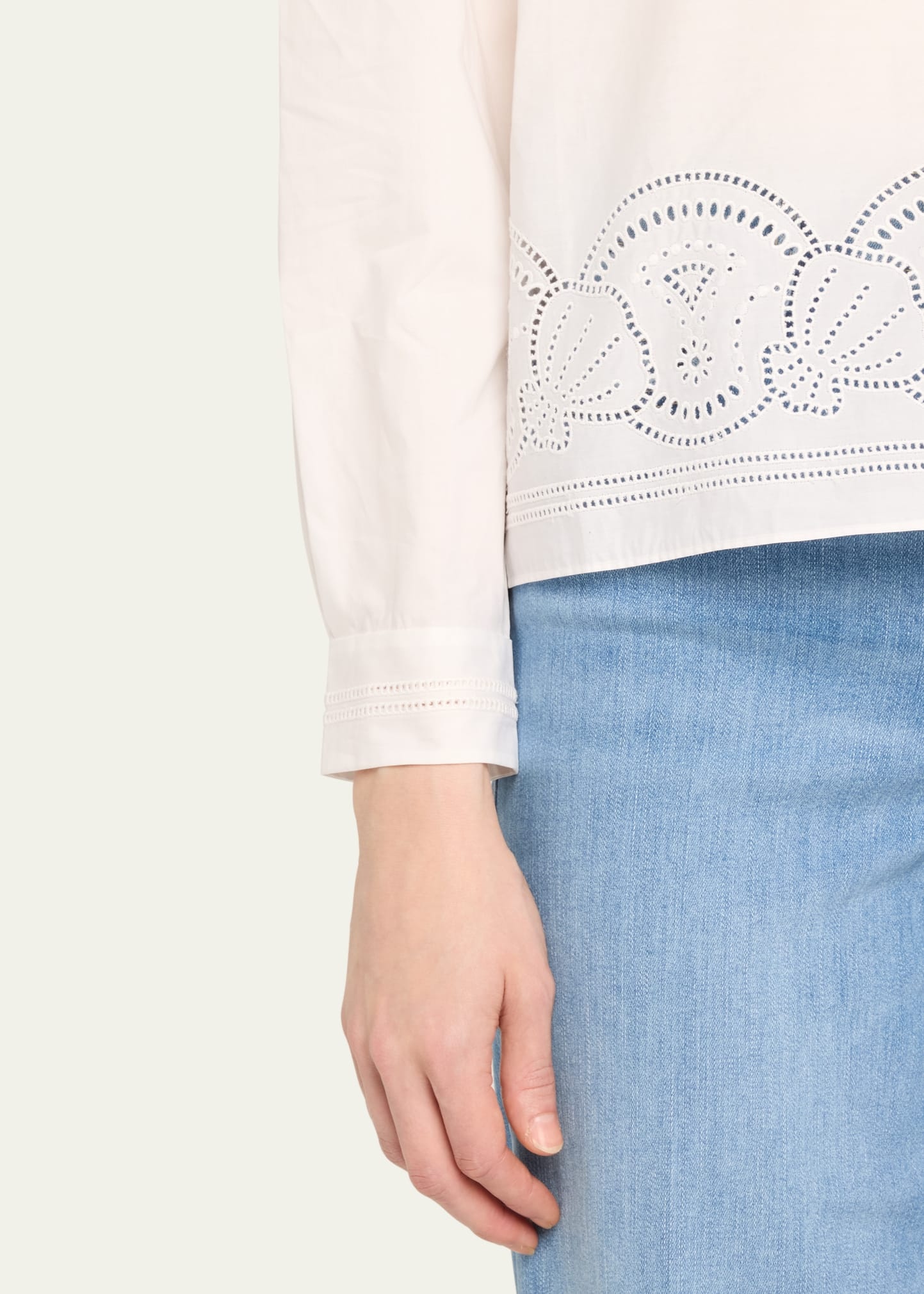 Embroidered Long-Sleeve Shirt - 5