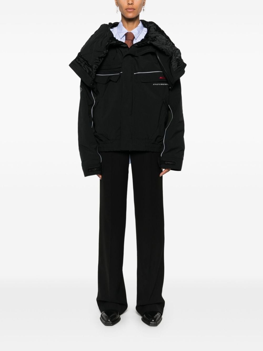 wide-collar jacket - 3