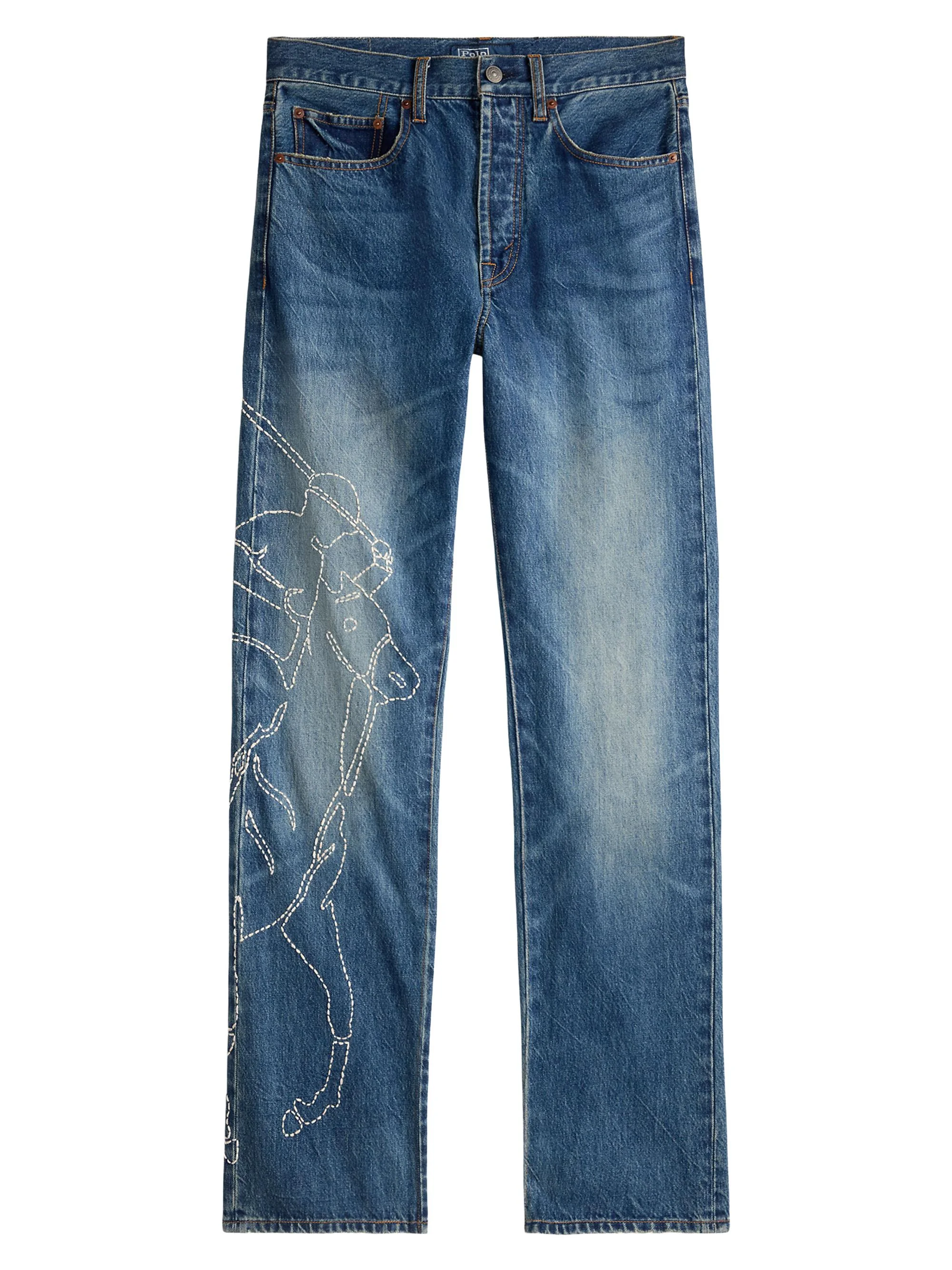 Women's Relaxed Straight Jeans - Junesel Wash - 1