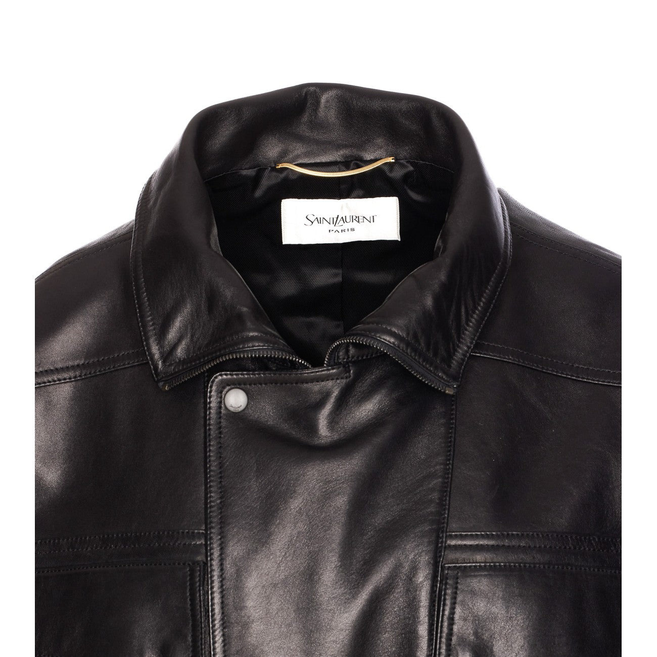 Saint Laurent Women Lambskin Bomber Jacket - 4