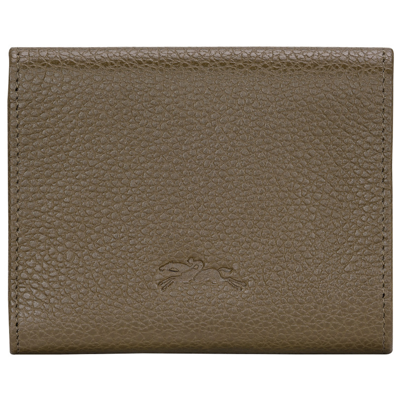 Longchamp Le Foulonné Compact wallet Caper - Leather outlook