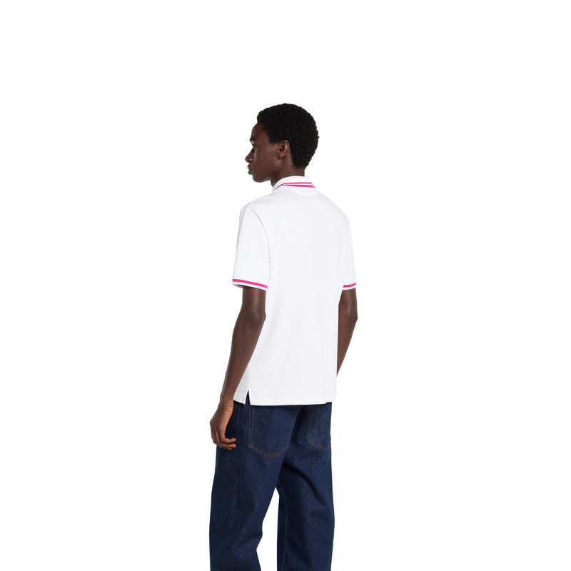 Cotton polo T-shirt with embroidery 4