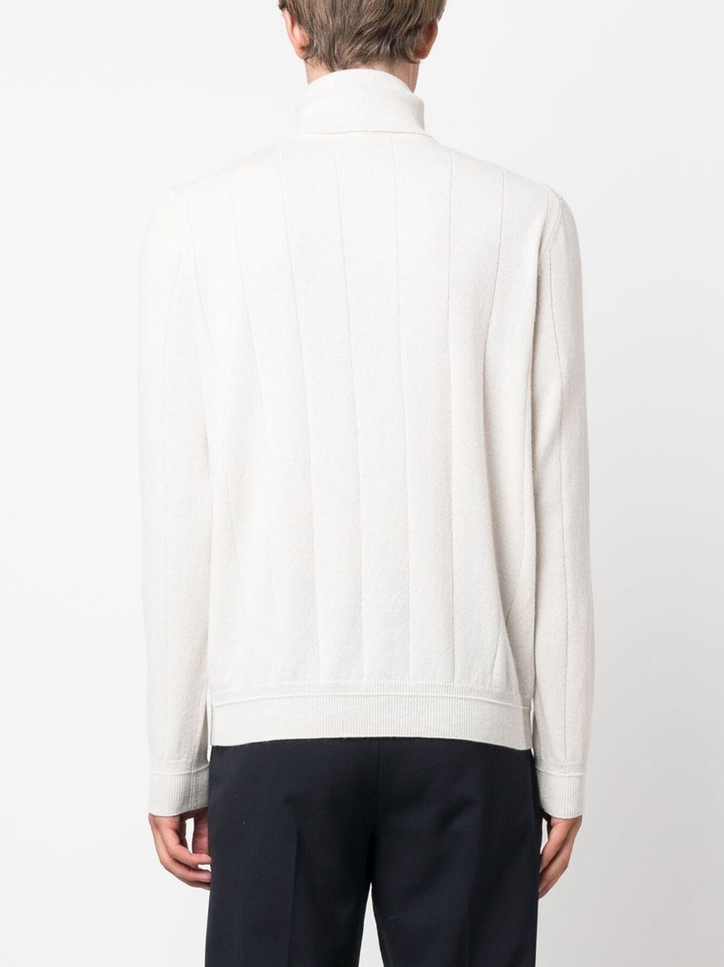 roll-neck cashmere jumper 4