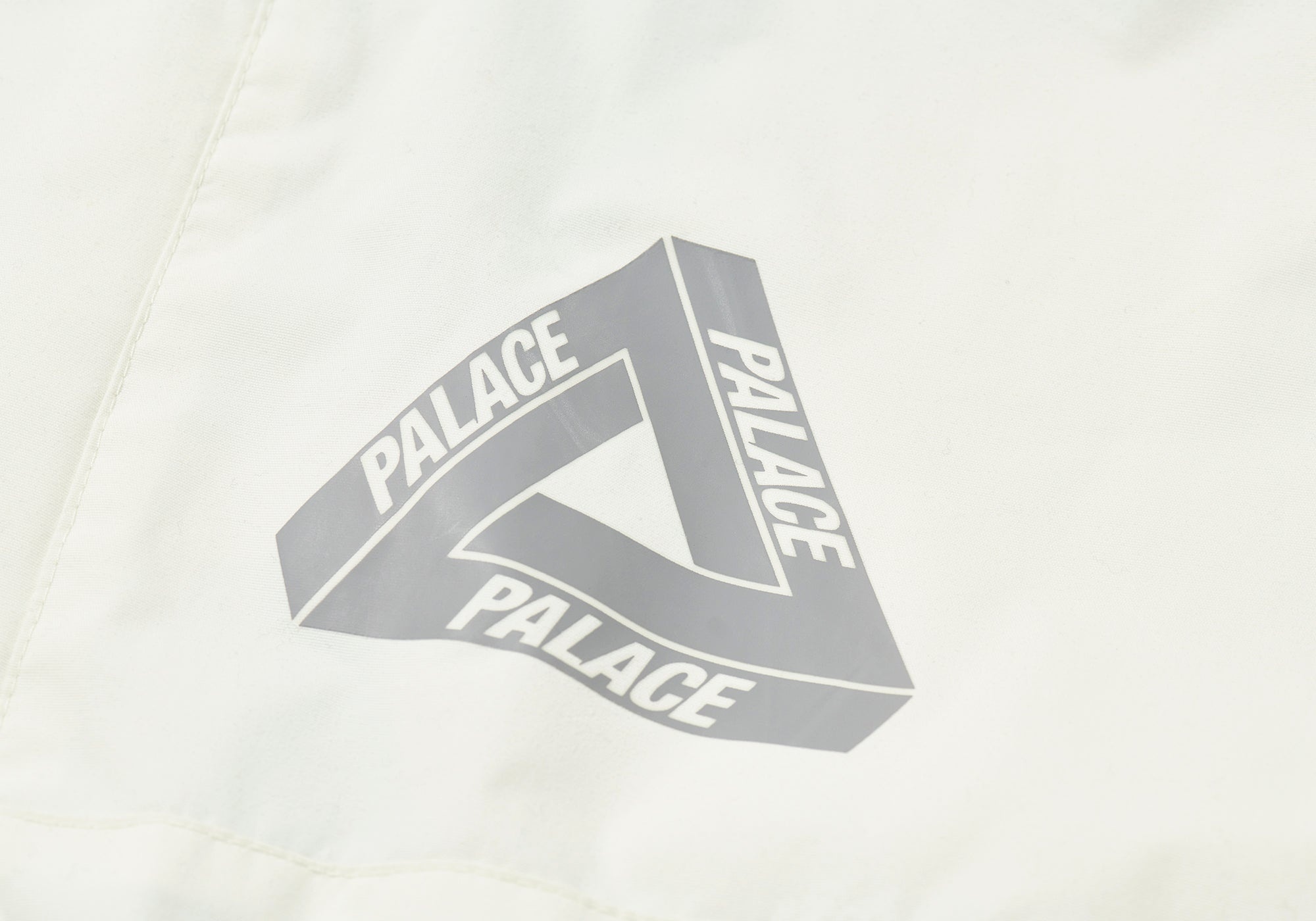 PALACE BORDER JACKET ICE / ORANGE | REVERSIBLE