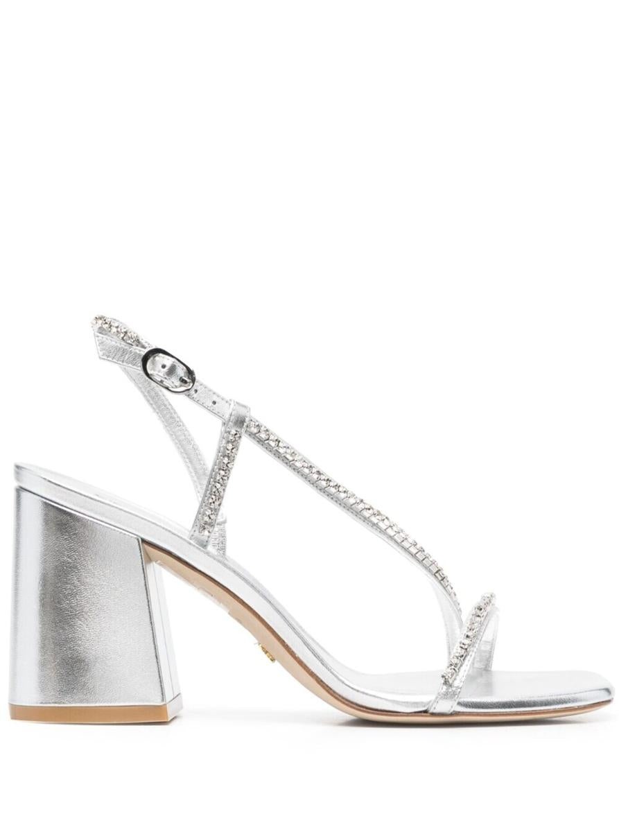 STUART WEITZMAN SOIREE CRYSTAL 85 BLOCK SANDAL - 1