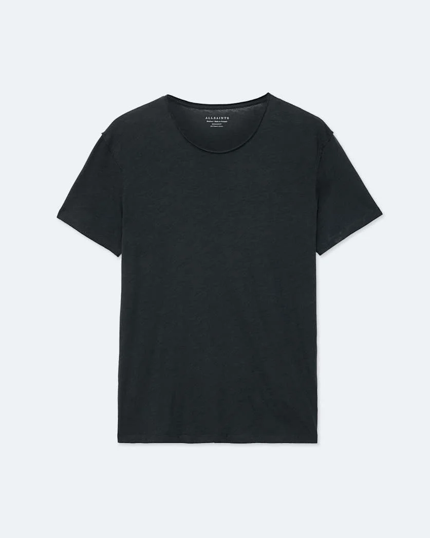 FIGURE CREW NECK RAW EDGE T-SHIRT - 1