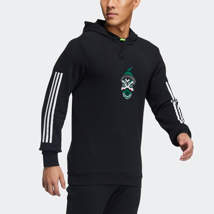 adidas Lion Zhang Training Sports Pullover Couple Style Black H43796 - 4