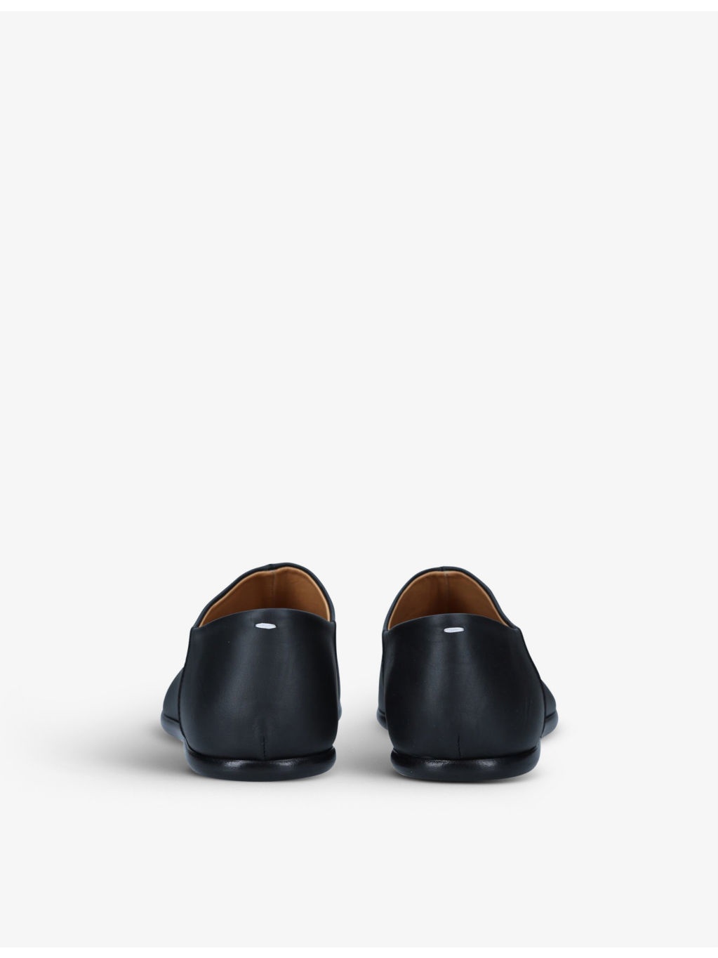 Tabi split-toe satin flat shoes - 4