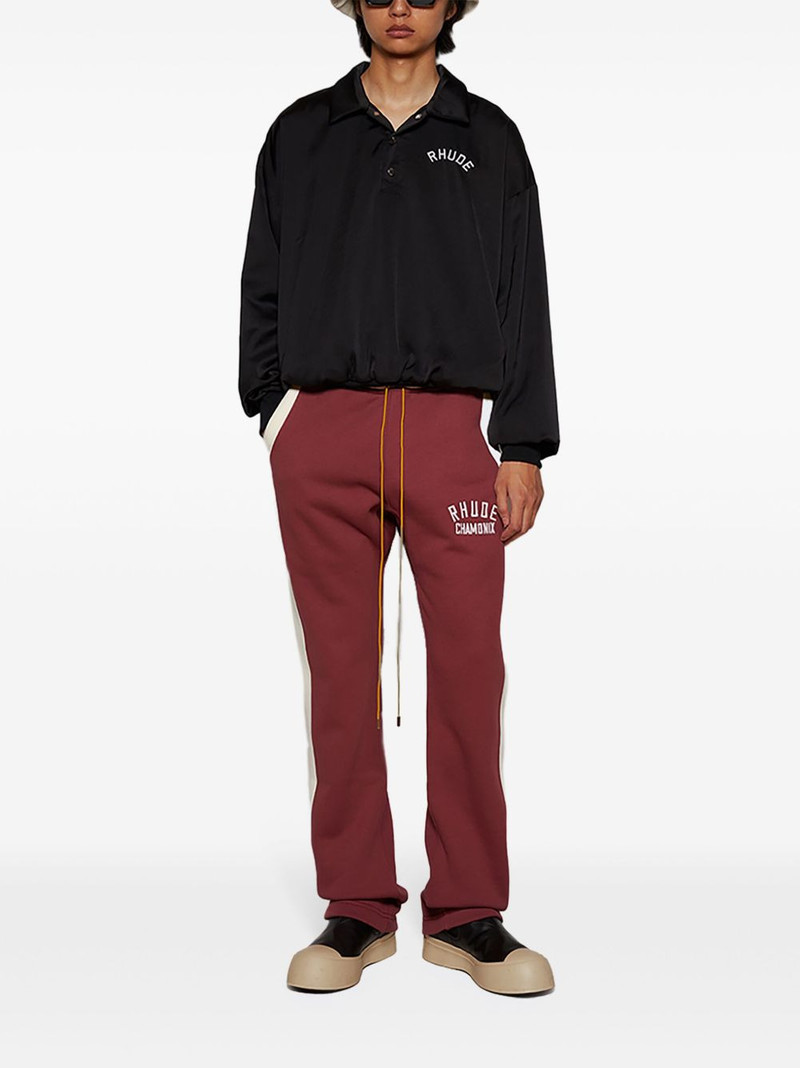Rhude Vintage satin rugby sweatshirt outlook