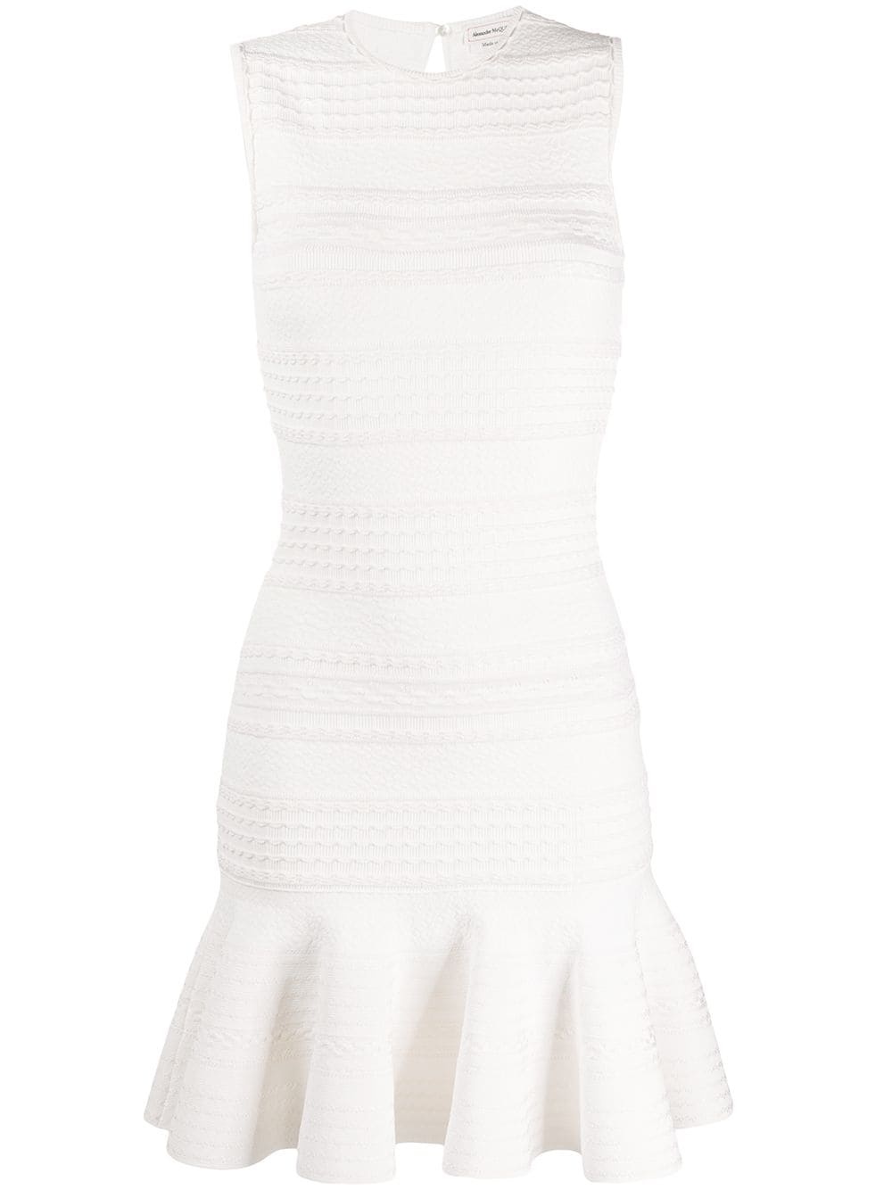 scalloped knitted dress - 1