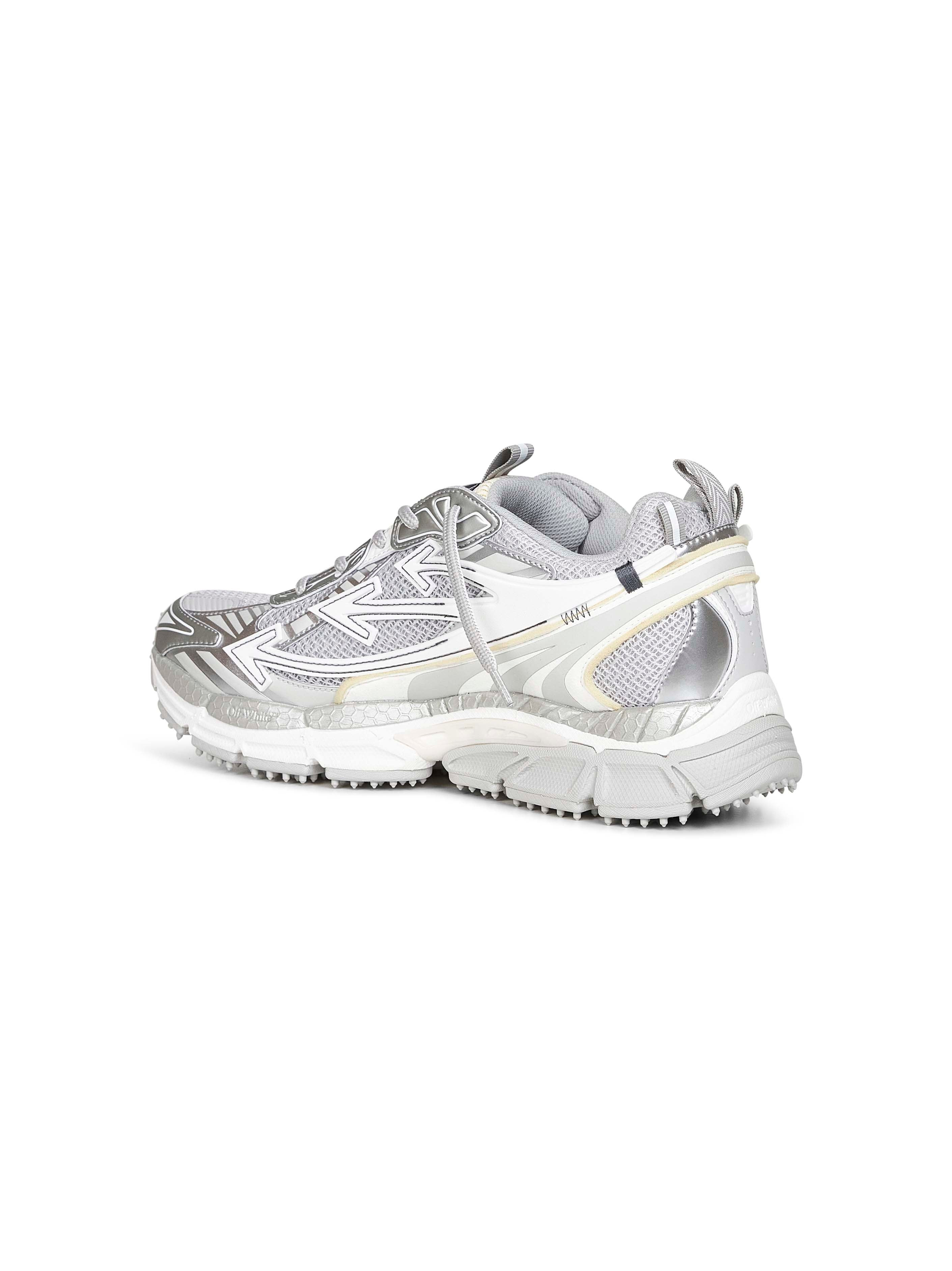 Off White Men Grey Be Right Back Sneakers - 3