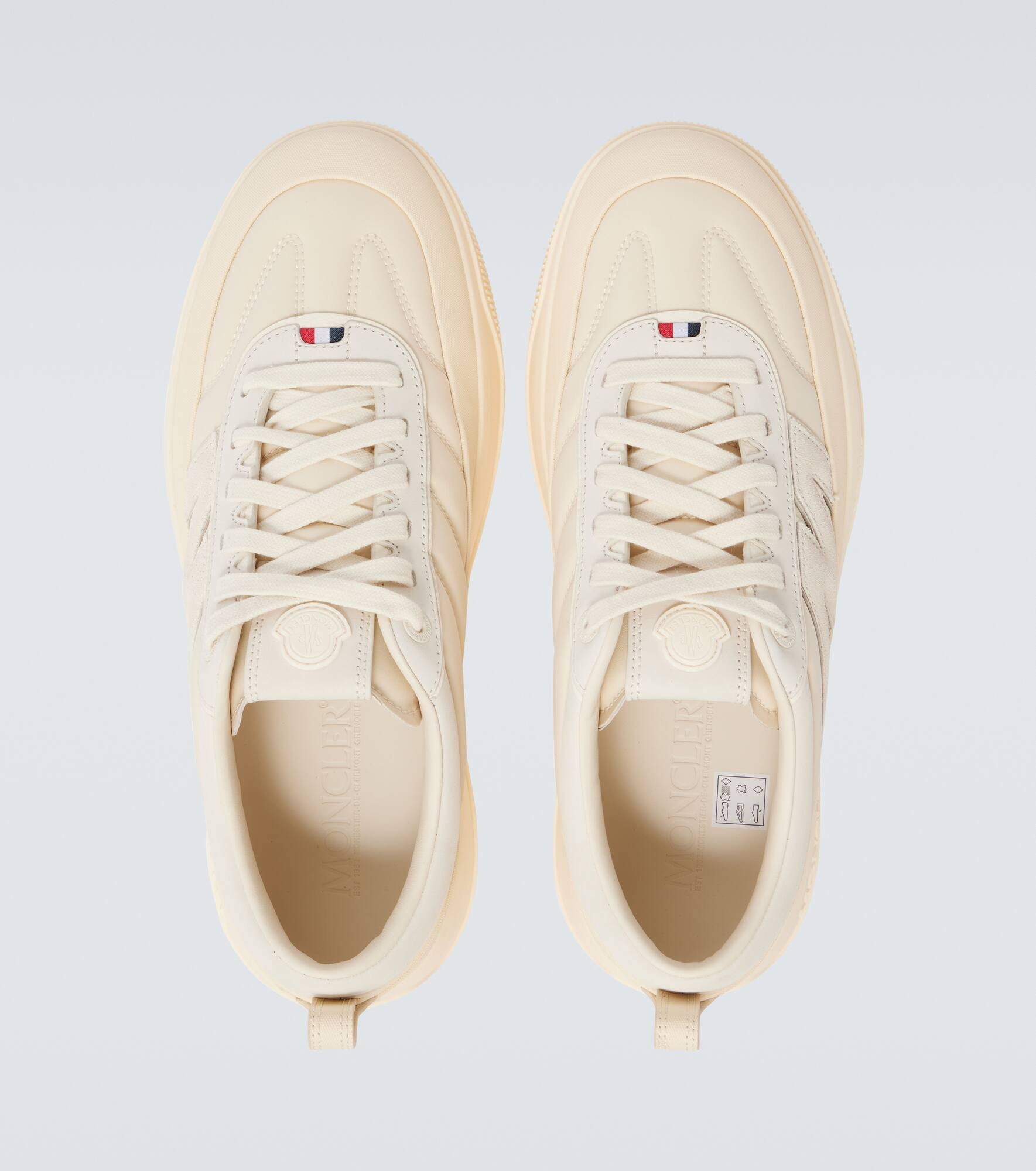 Monpulse Altive leather-trimmed sneakers - 4