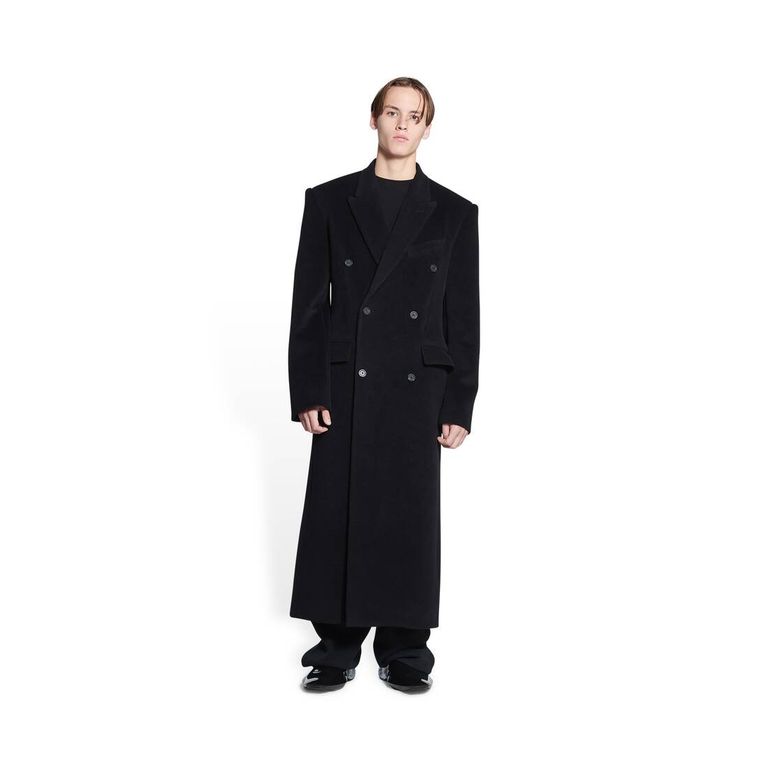 Men's Classic Coat in Black - 2