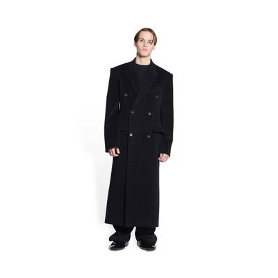 BALENCIAGA Men's Classic Coat in Black outlook