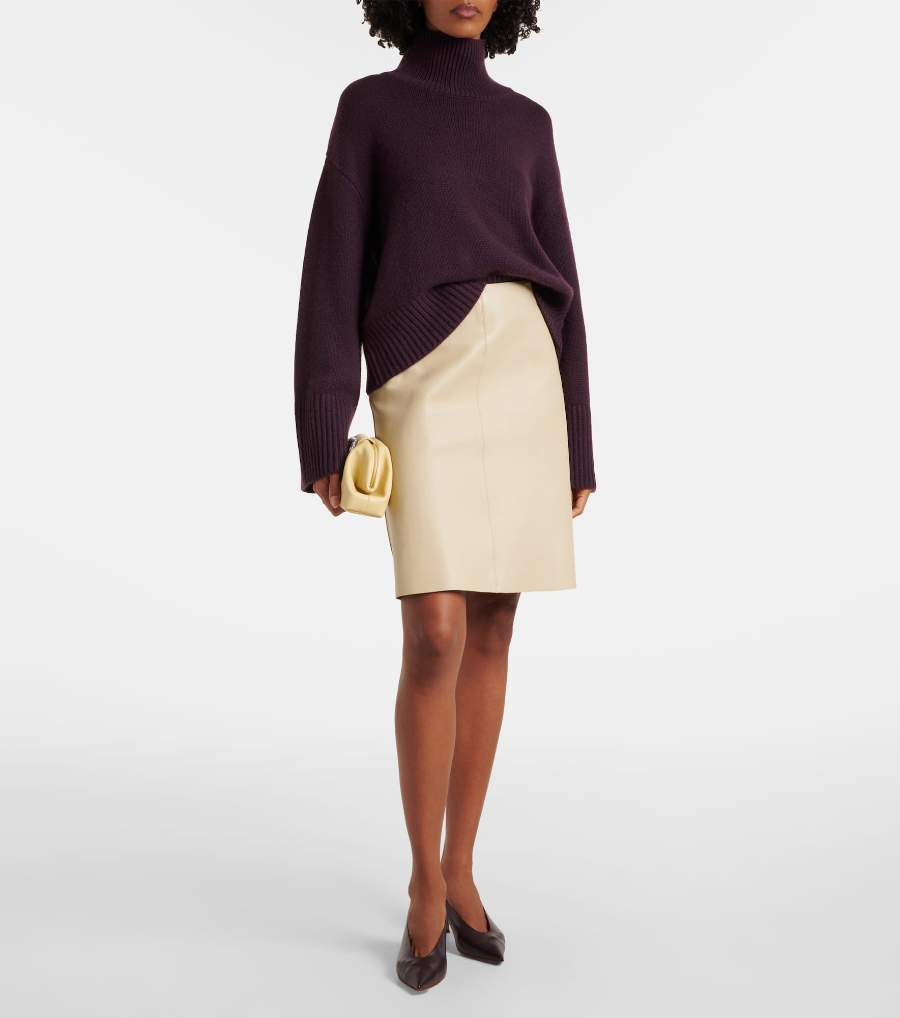 Babouche leather pumps - 3